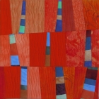 <h5>Predominantly Orange by Donna-Maree Farmer</h5><p>Using leftover pieces from another project provided the alternating colours for this improvised piece.                                                   </p>